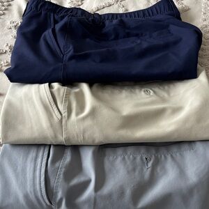 Under Armour Men's shorts in Navy, Beige, and Gray